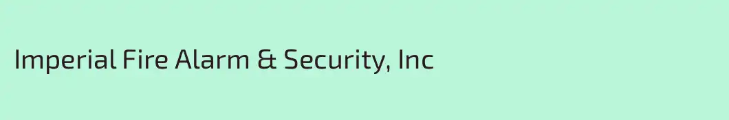 Imperial Fire Alarm & Security, Inc
